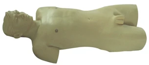 Mannequin for practising aseptic treatment methods, LV19