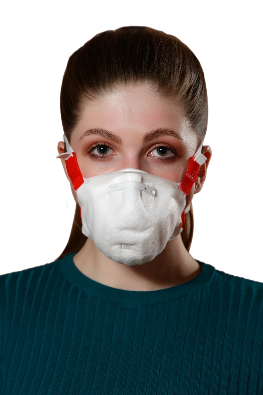 Filtering half-mask for protection against aerosols (respirator) "SPIRO-3031" FFP3 NR D
