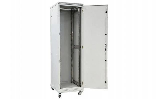 19" 19" floor standing telecommunication cabinet, ??-??-?, front door metal SSD