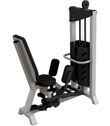 Hip extension weight-block machine