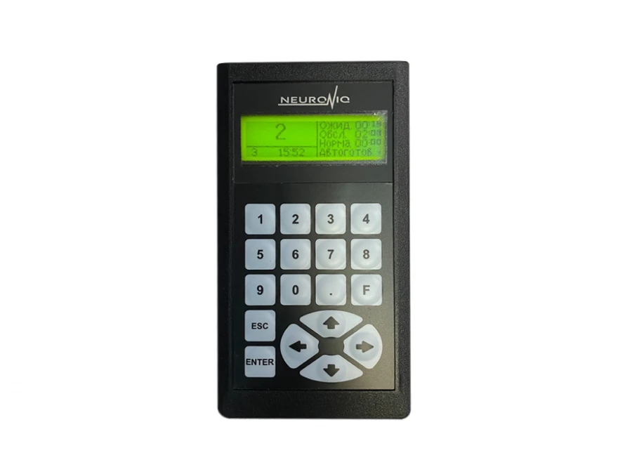 Neuroniq RCN-18 operator panel (LCD, RS485, optional Wi-Fi, 9-12V, full-function, 18 buttons)