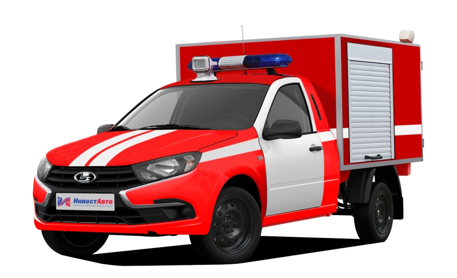 Vehicle for emergency services type N1DG modification N1DGFA on the basis of base vehicle VIS 2349 of modification 234960