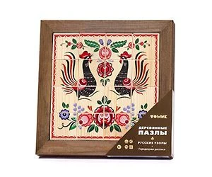 Puzzles "Russian Patterns" "Gorodets Painting" (16 pieces) Article 136
