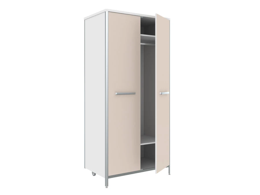 Clothes cupboard SHDO-1 from a set of furniture for clinical diagnostic laboratories according to TU 9452-013-13305037-2010