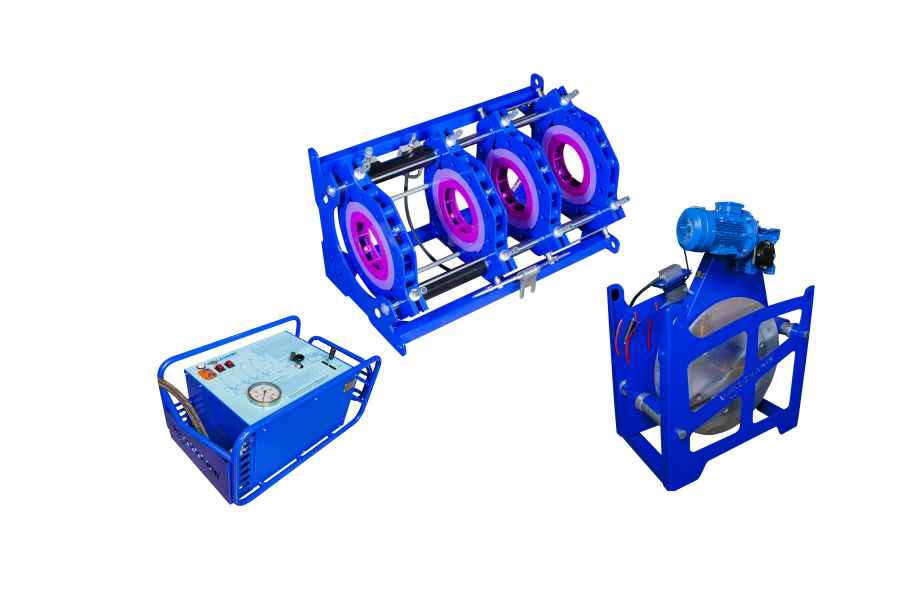 Polymer pipe butt welding machine SPT 400 E