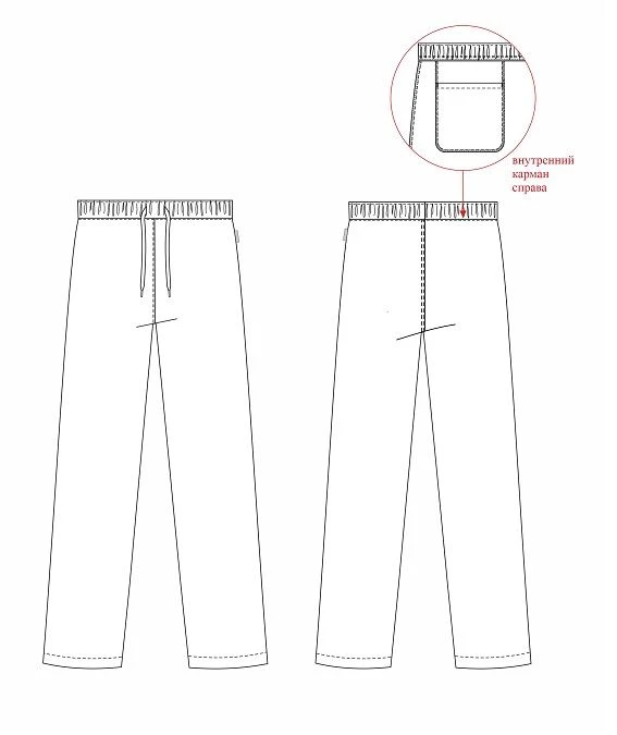 Foodmaker trousers, model 4.364.