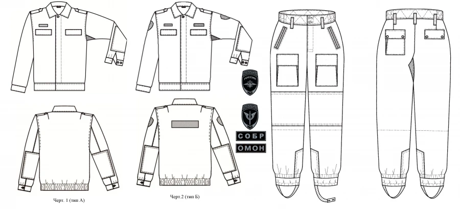 Summer suit for employees of special subdivisions of internal affairs bodies of the Russian Federation (TU 8552-096-08836809-200