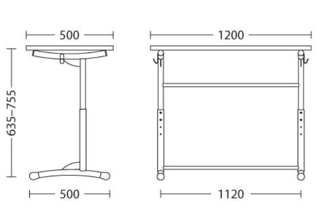 Desk 1 seat (P 1.1)