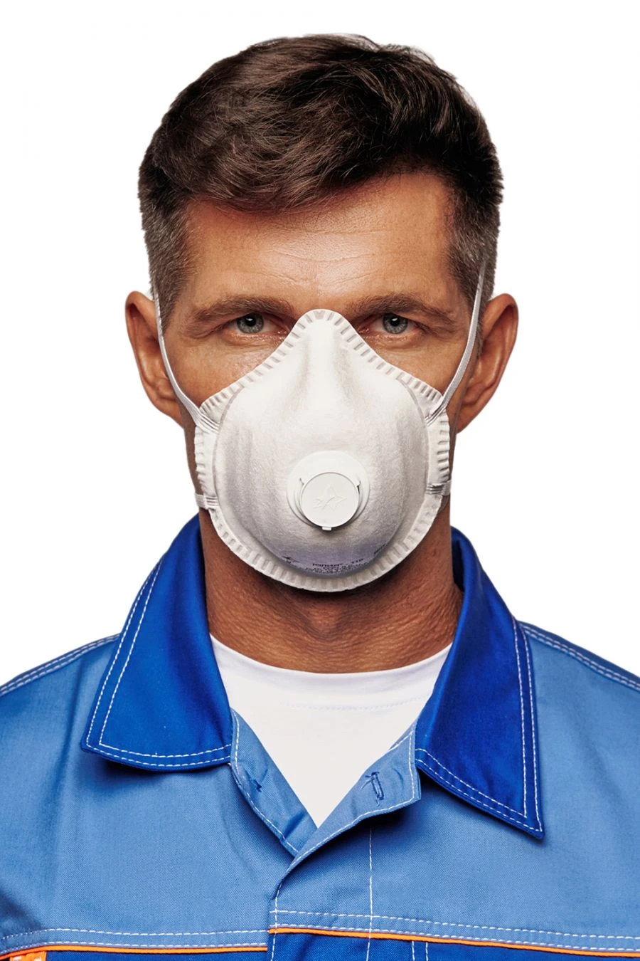 Personal respiratory protection equipment with filtering half-mask: respirator YULIA-119 FFP1 R D