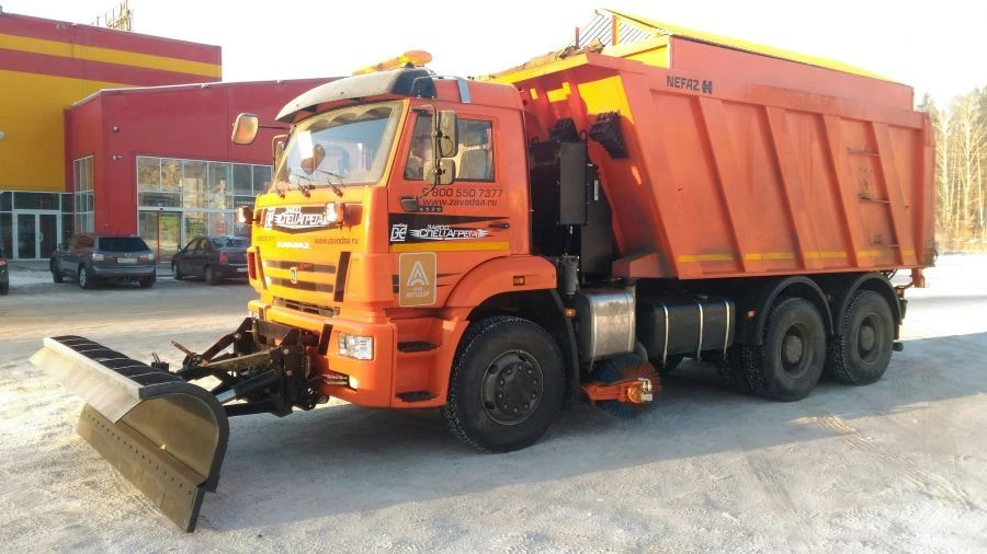 All-season combined road vehicle VMKD-2015 7963R7 on the base of Kamaz 53605-A5