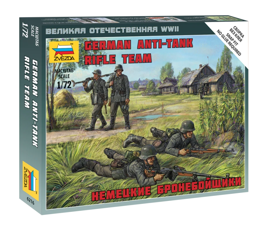 Assemblage model "German armoured fighters"