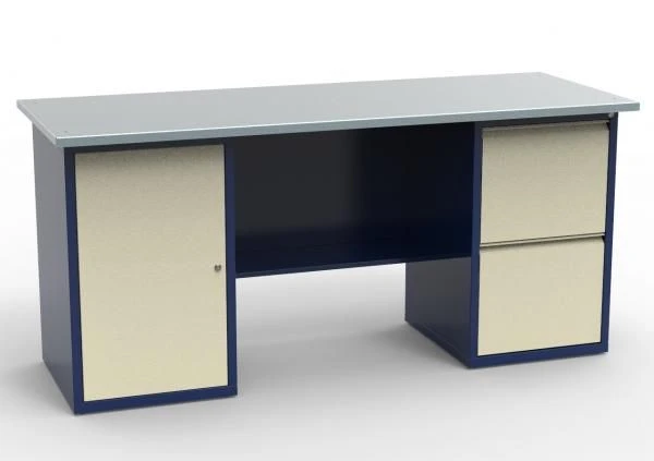 SV-2T.01.02.19.?? workbench, galvanised table top