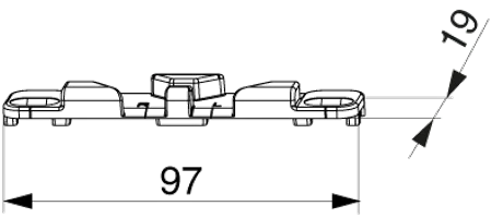 REHAU/KBE AD70 locking strip, article no. 373539