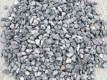 Crushed stone from rocks for construction works in fractions from 5 mm to 20 mm