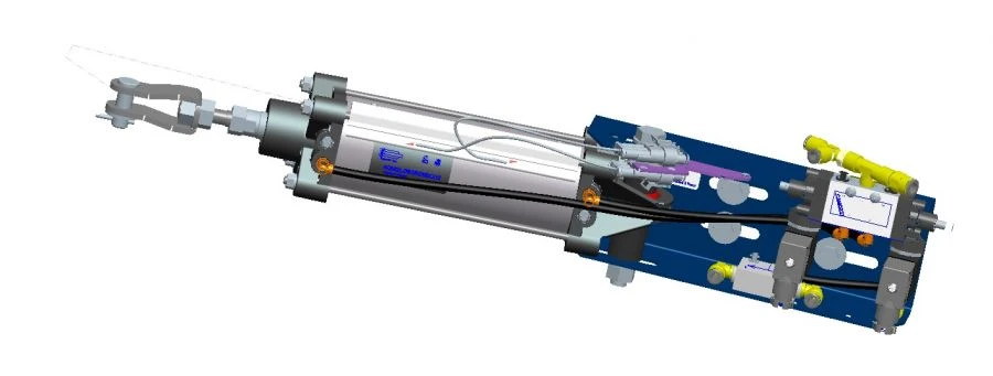 Vehicle door pneumatic actuator 40M1R63/116T1B004