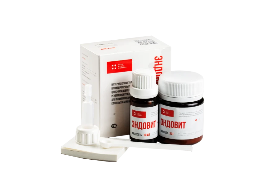 ENDOVIT Dental filling material zinc-oxide-eugenol radiopaque for filling of root canals h