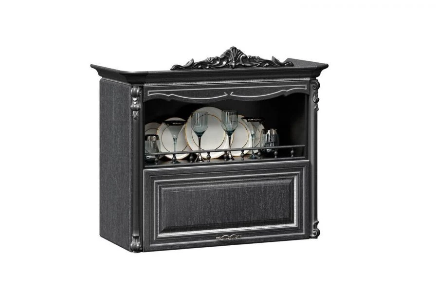 Type 4 LD.270980.000 Horizontal kitchen cabinet 800 (Black )