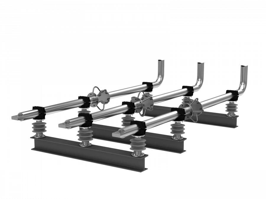 Open current conductors (hardwire) of TPO type for 10, 20 and 35 kV.