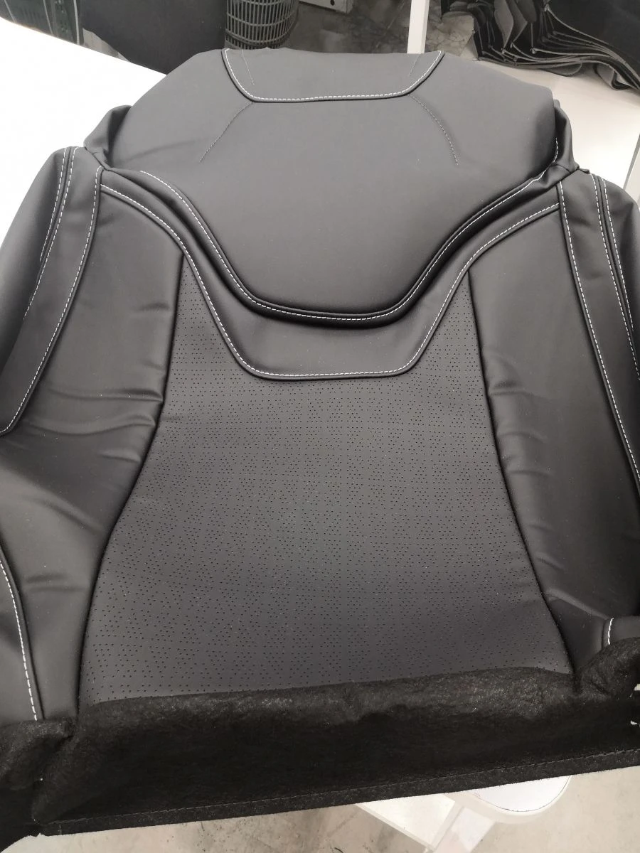 6802300XST33A8P Driver's seat backrest cover SAB (black)