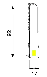 Lower hinge, part number 251067