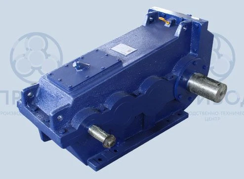 Cylindrical three-stage vertical crane gearbox VKU-500, VKU-610, VKU-750, VKU-765, VKU-965