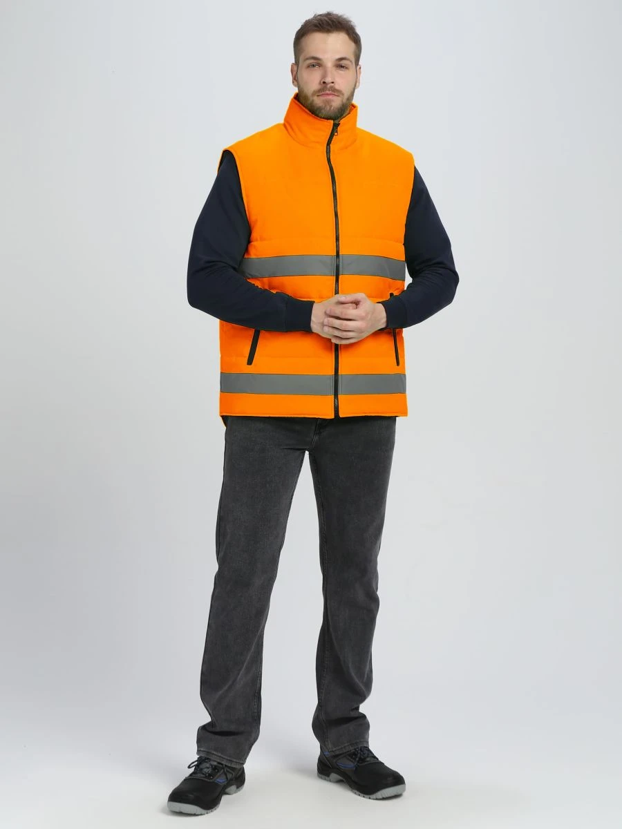 Insulated waistcoat Spektr SOP, orange, art.87489118