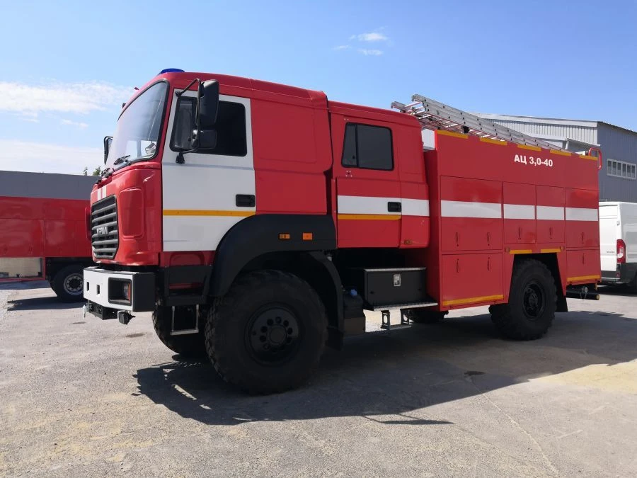 Fire tanker ??-3,0-?, type 58812, modification 58812U, on chassis Ural-43206-4151-79, 43206-4151-81, 43206-4551-79, 43206-?