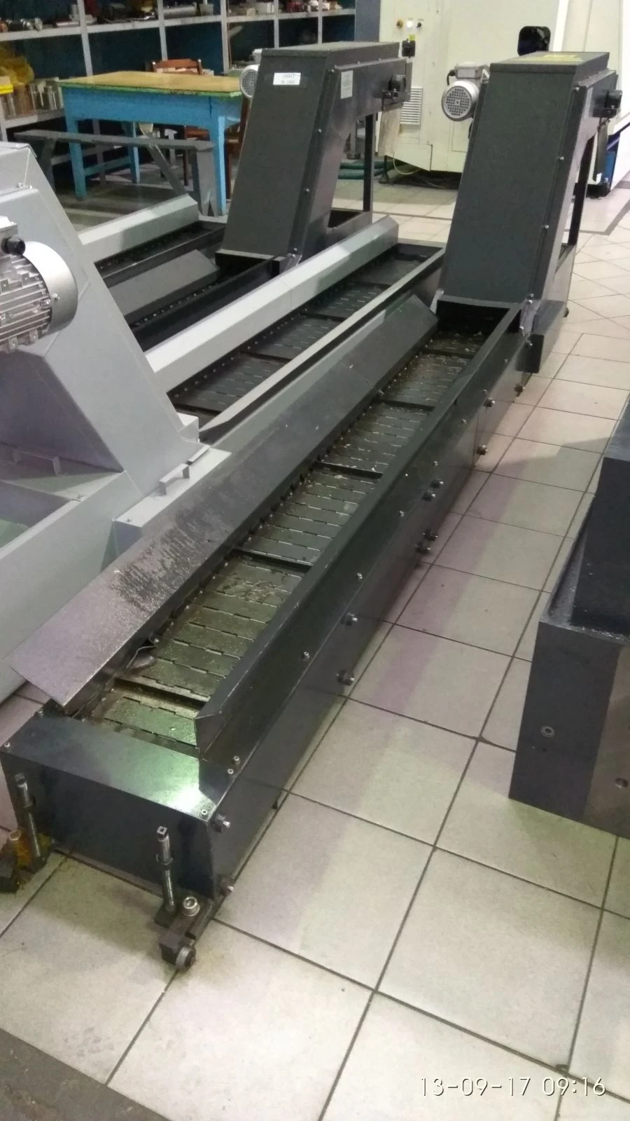 Conveyors: conveyors for chip removal with belt-truck (length of the receiving branch up to 5000 mm) model TOS6900.4300.000 and