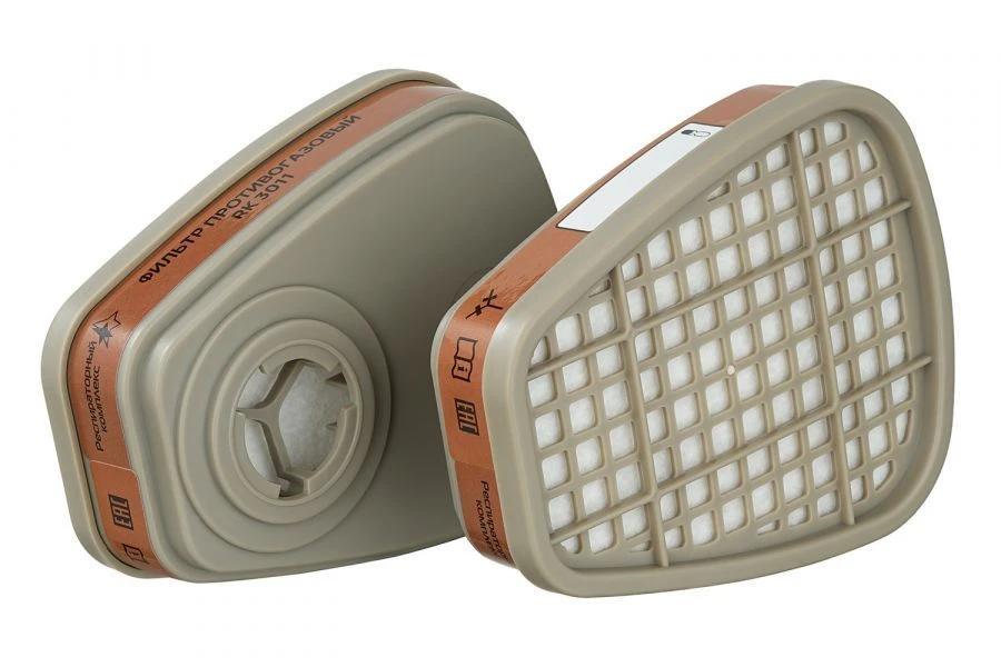 Filtering personal respiratory protection equipment: gas mask filter RK 3011 mark A1