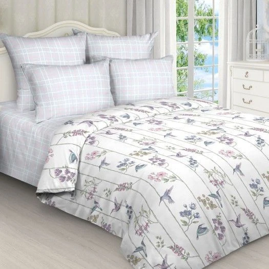 Percale cotton linen bleached, printed, smoothly dyed art. 100?-19