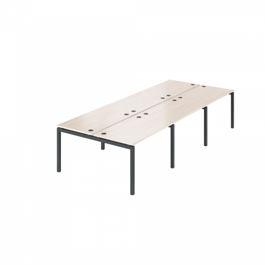 Bench double for 6 workplaces AMB-002-6
