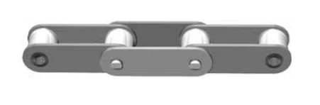 Long-link roller chain with straight plate for conveyors and elevators TRDp-38-6000