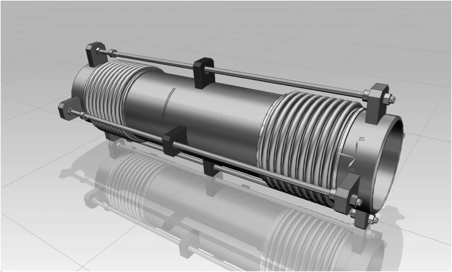 Universal bellows compensator of standard design (type U) of URZ version with nominal diameter from 15 mm to 5000 mm,