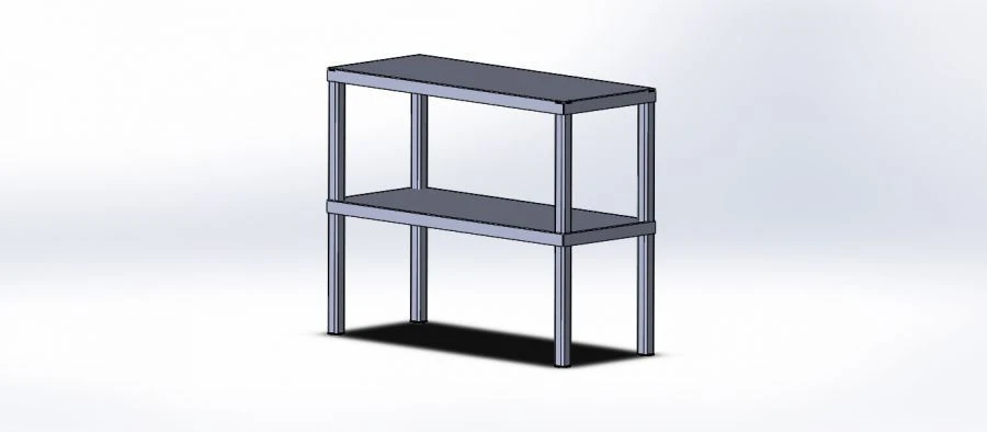 Wooden shelf