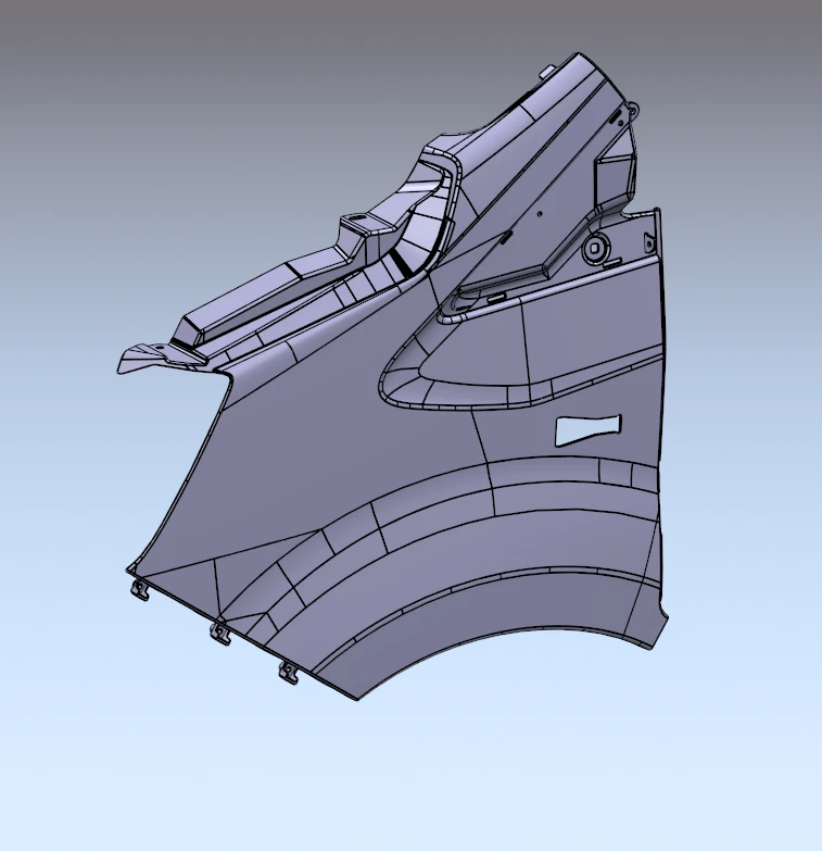 Left front wing A65 R3E-8403021