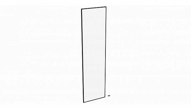 Mirror in aluminium frame