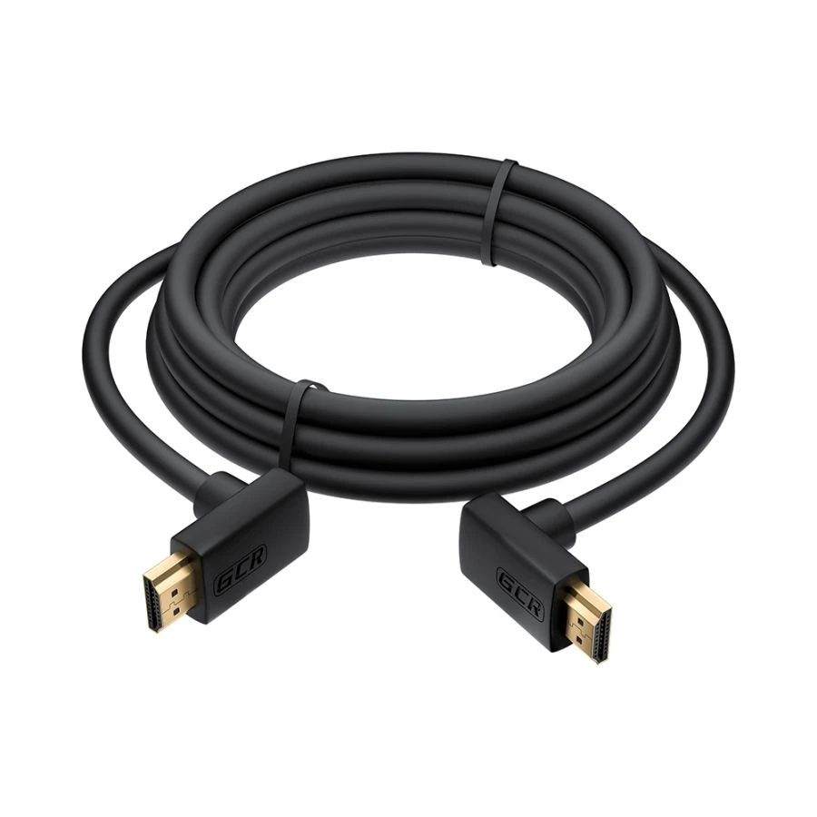 HDMI v2. 0 Video Cable, Model GCR-HMAC1, Angled Connectors