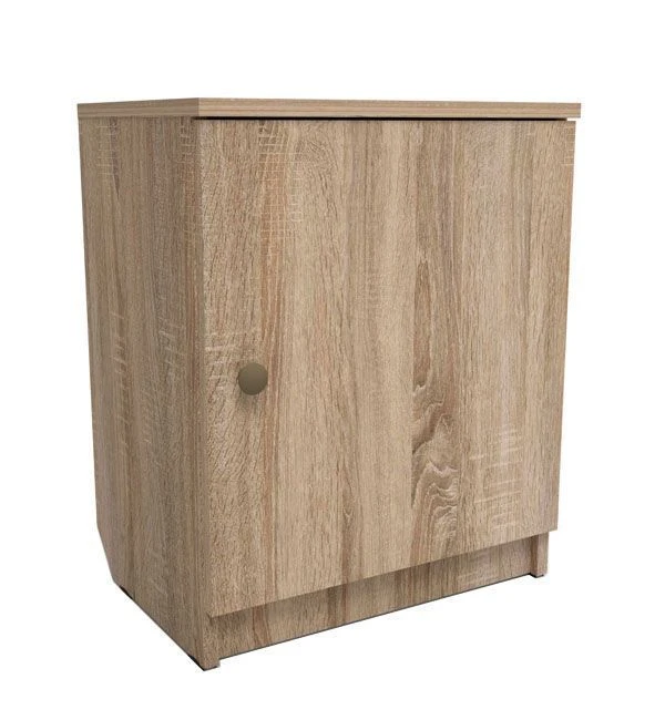 LDPE bedside cabinet with shelf (TH25)