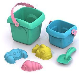 Set No. 7 "Summer" SHKODA (bucket small+bucket bol+sovok bol+3 moulds)
