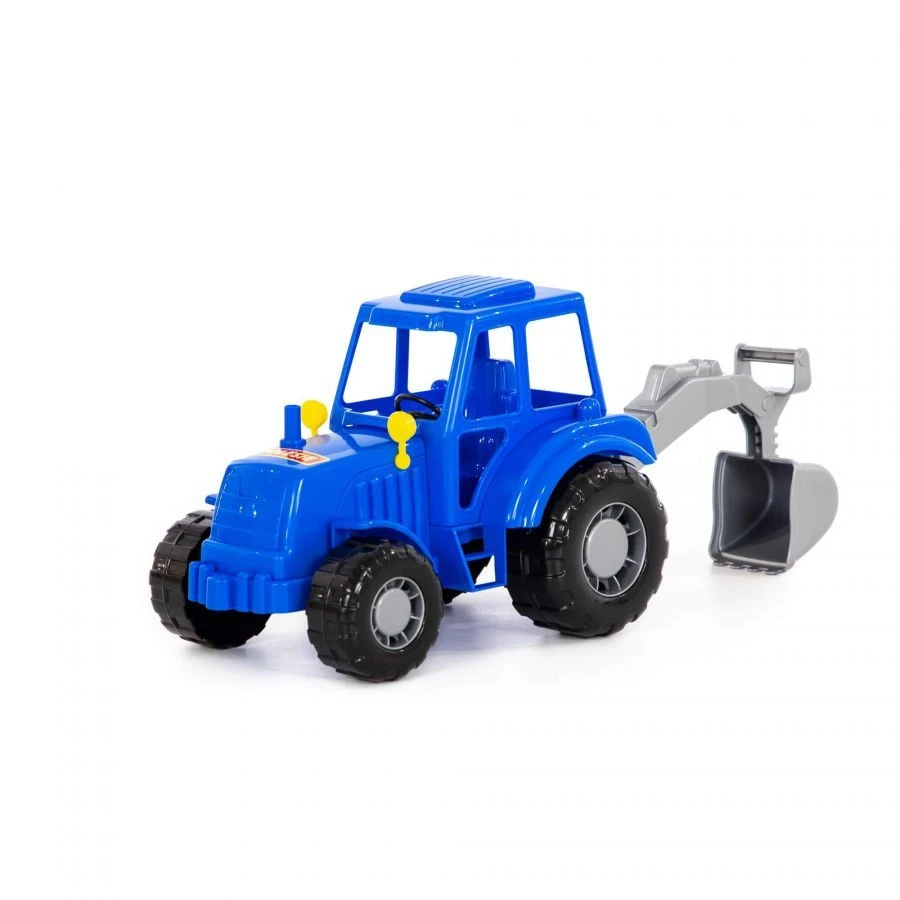 Tractor "Altai" (blue) with shovel (in net), article number 84866