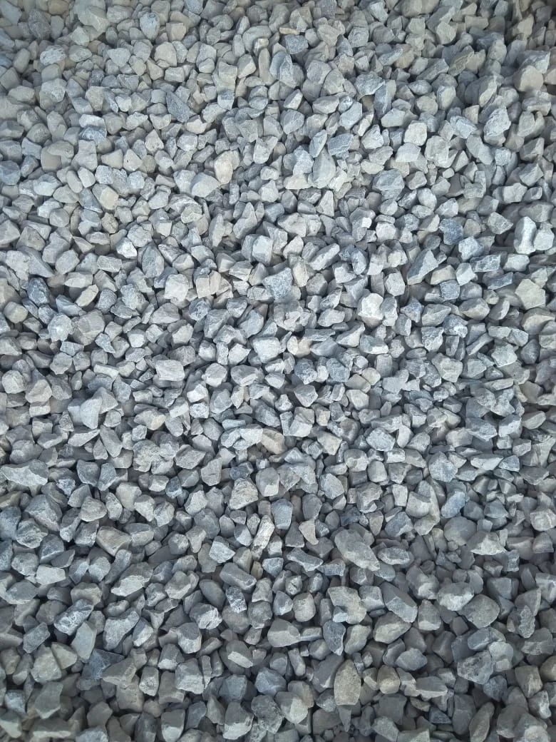 Crushed stone from rocks of wide fraction from 8 to 16 mm.