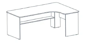 Ergonomic desk (Trade mark Alliance-C)