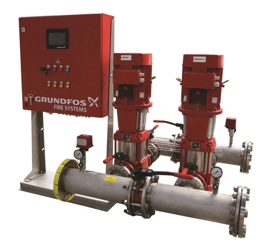 Complete pump unit for water and foam fire extinguishing systems Hydro MX 1/1 CR15-2