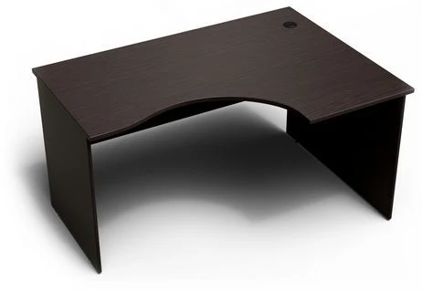 Corner computer table. Perspective