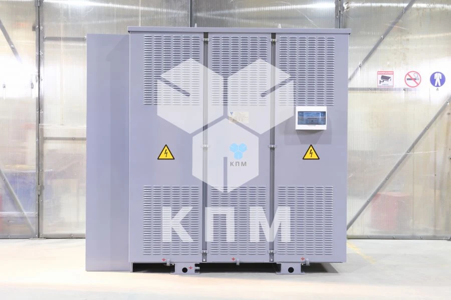 Power three-phase dry-type protected auxiliary transformers with air-barrier monolith insulation with power 500-