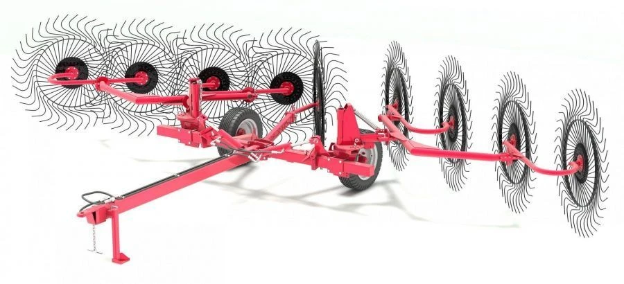 Wheel-tine rake GKP-600-01 "Kolibri V Plus"