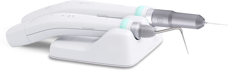 System for three-dimensional obturation of root canals with heated gutta-percha. Model "Estus Pack-Fill". Version "Estus Pack