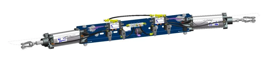 Vehicle door pneumatic actuator 40M2R63/106T1B000