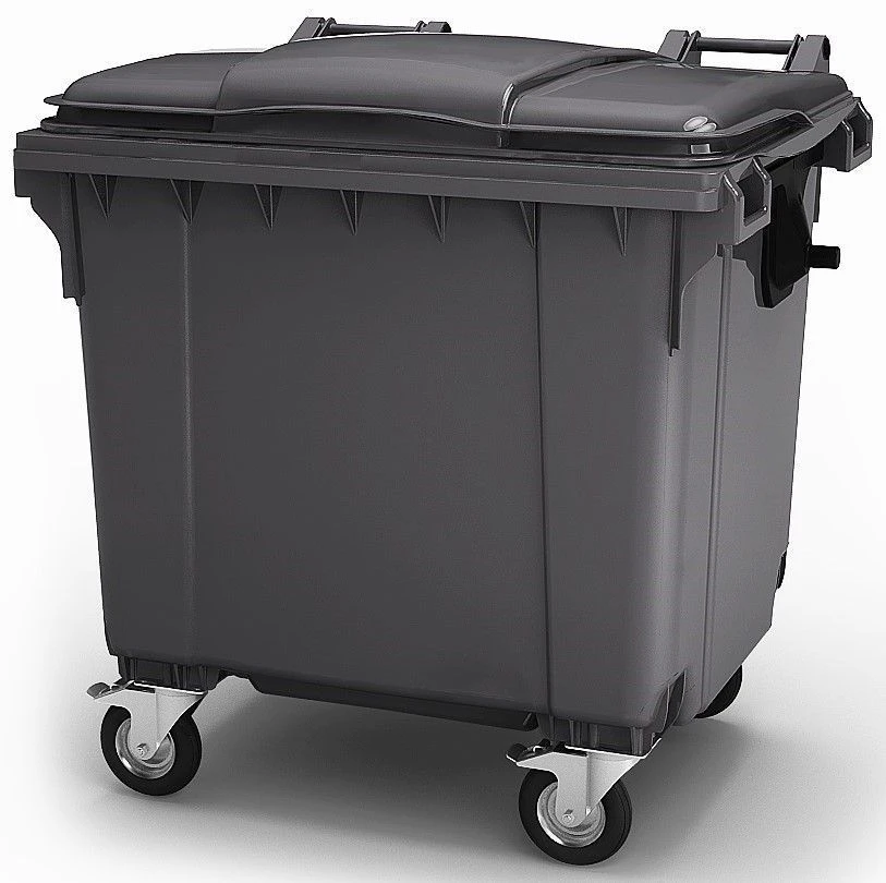 Mobile waste bin 1100l Art.29.C21 (20.807.1.98.PE; 21.056.98.PE)