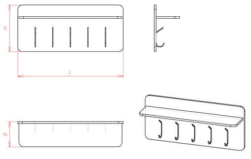 Wall rack (VN.2 series)